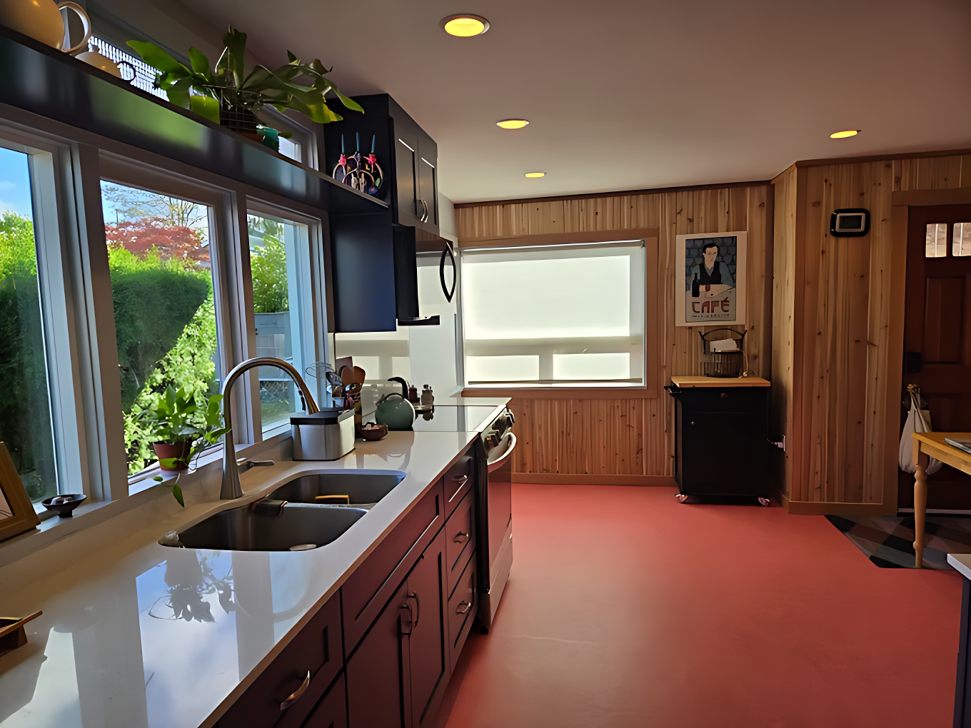 AmyWorks kitchen remodeling project featuring a modern sink