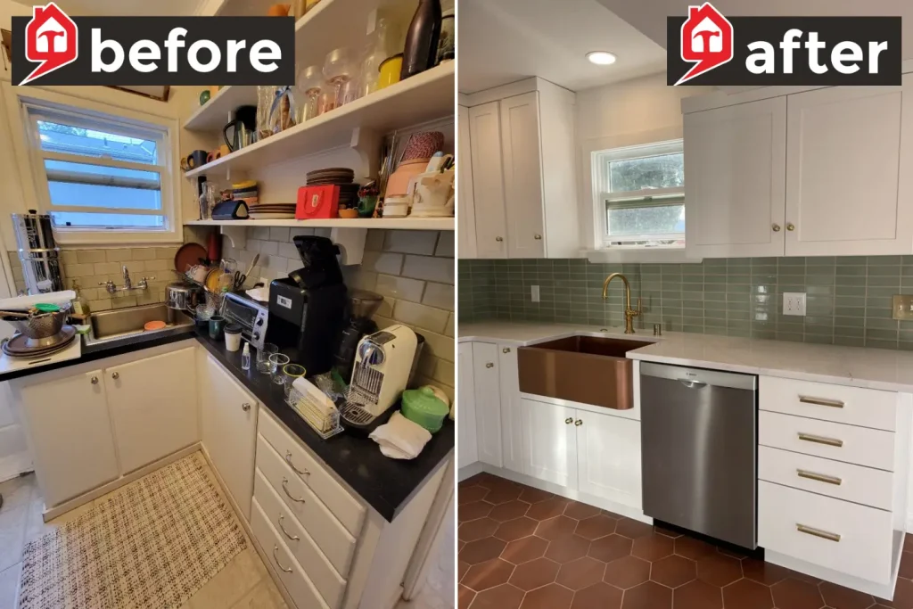 Light Colors with Copper Built-Ins