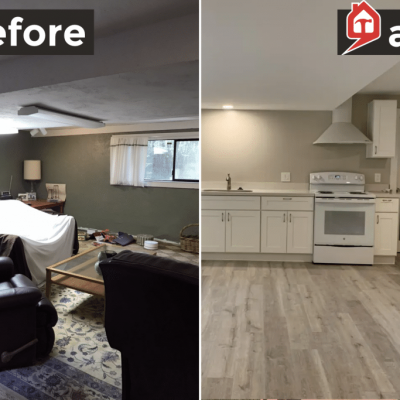 Pocket-Friendly Renovation Creates a Chic & Functional Separate Living Area