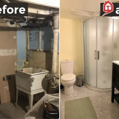 Basement Bathroom & Laundry Remodel
